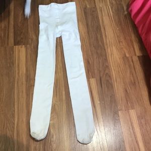 White Footed Leggings